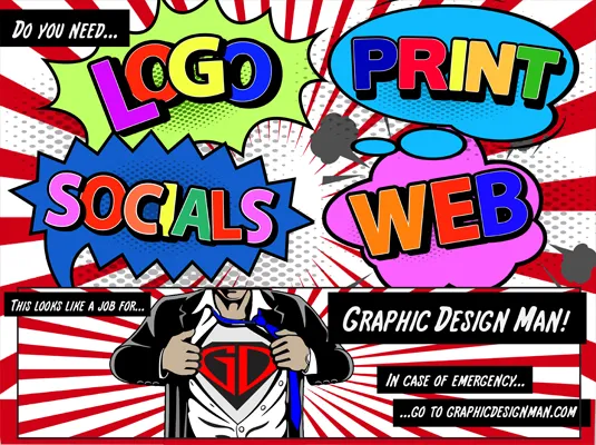Graphic Design Man graphic