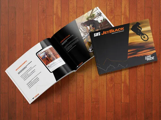 JetBlack Cycling design collateral
