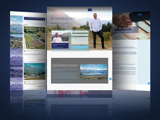 Richard Elvey branding and website